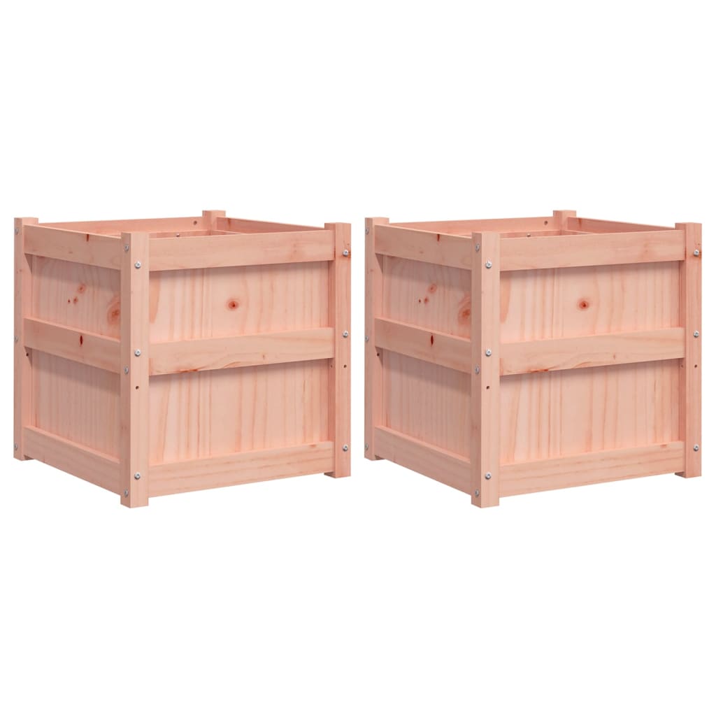 Vidaxl Planters 2 PCS Solide Douglashout