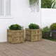 Jardinières vidaxl 2 pc cm en bois imprégné
