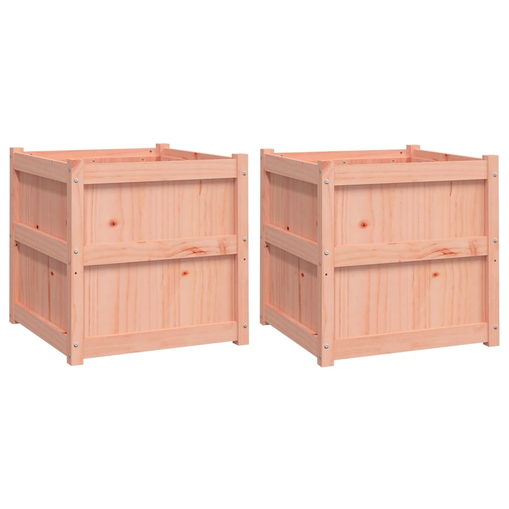 Vidaxl Planters 2 PCS Solide Douglashout