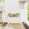 Vidaxl Planning Box 60x31x31 cm Pine solide blanc