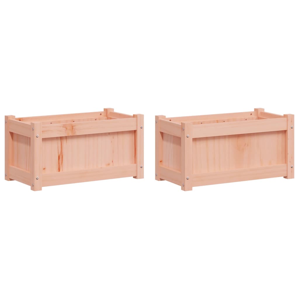 Vidaxl Planters 2 PCS Solide Douglashout