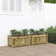 Jardinières vidaxl 2 pc cm en bois imprégné