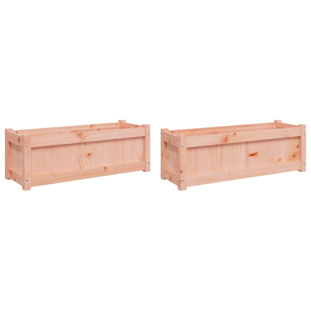 Vidaxl Planters 2 PCS Solide Douglashout
