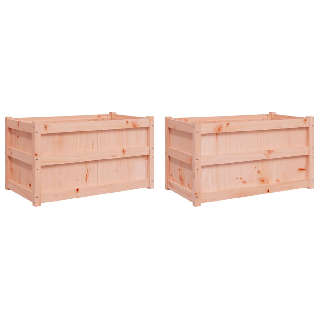 Vidaxl Planters 2 PCS Solide Douglashout