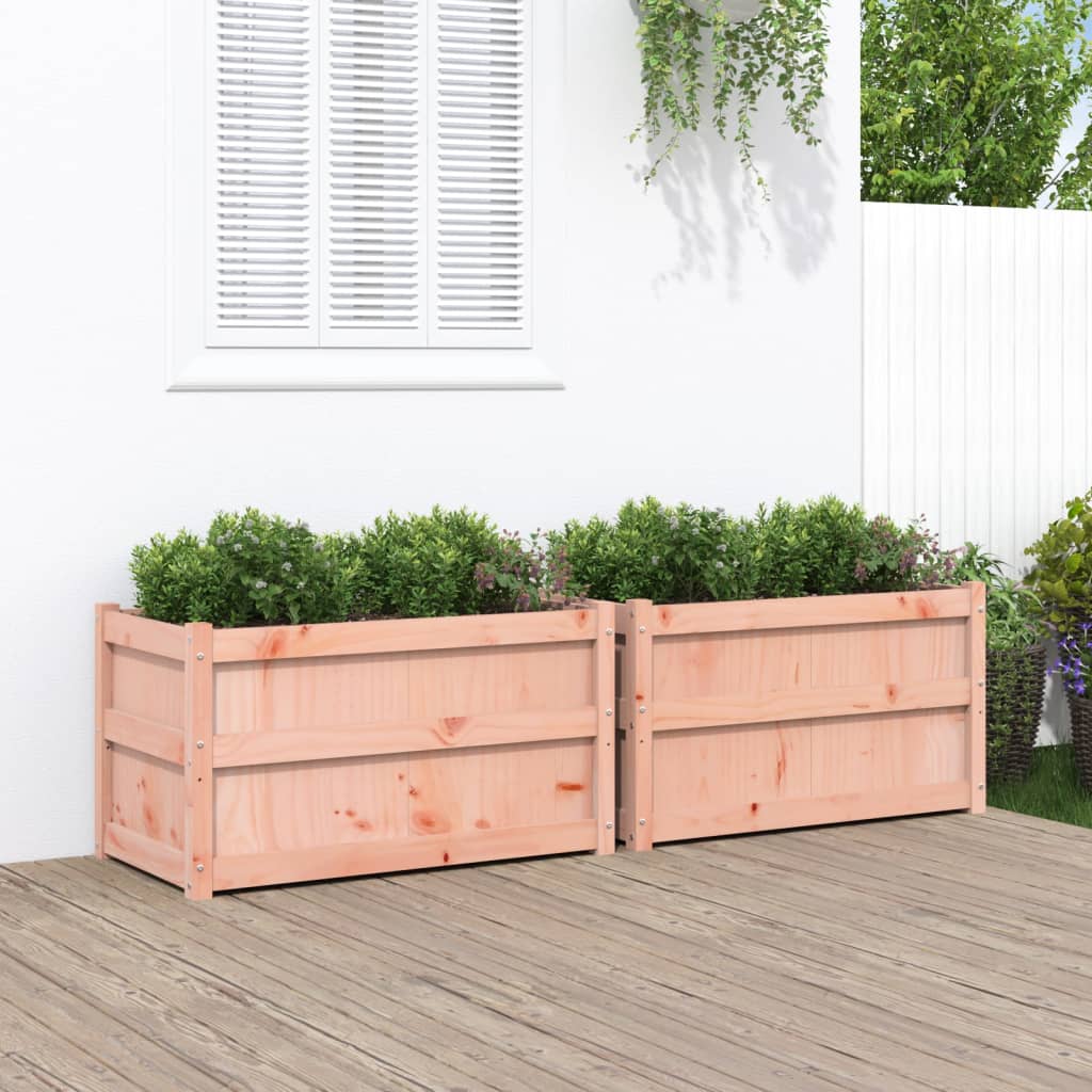 Vidaxl Planters 2 PCS Solide Douglashout