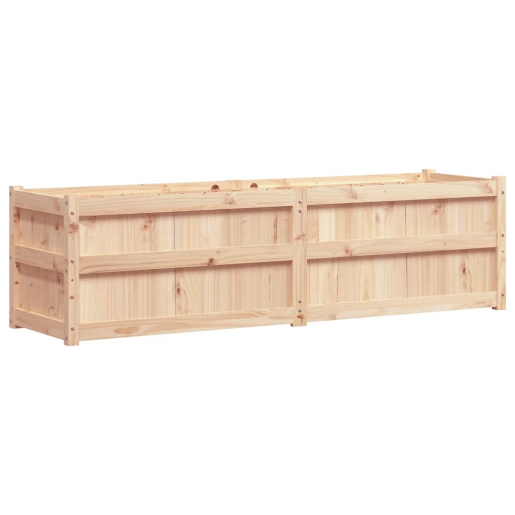 Boîte de planification Vidaxl 180x50x50 cm Pine solide