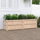 Boîte de planification Vidaxl 180x50x50 cm Pine solide