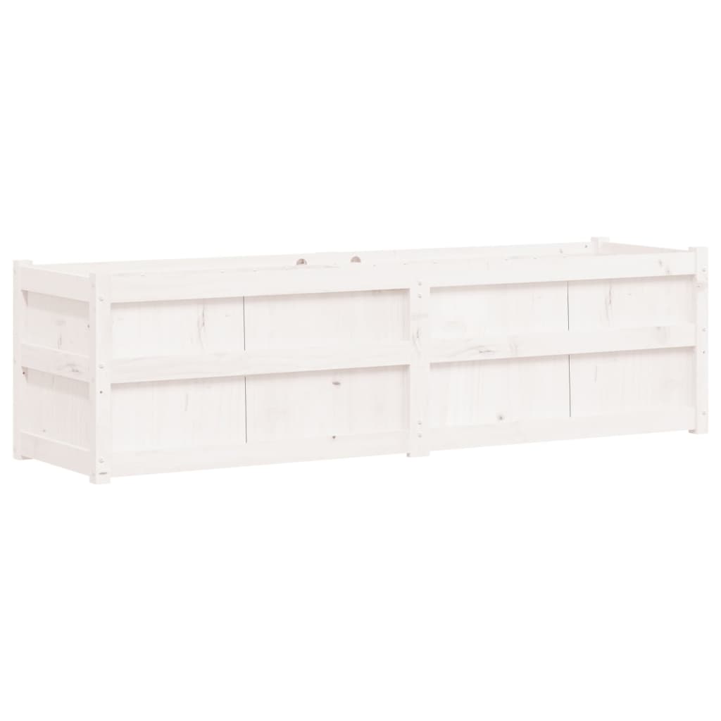 Vidaxl Planning Box 180x50x50 cm Pine solide blanc