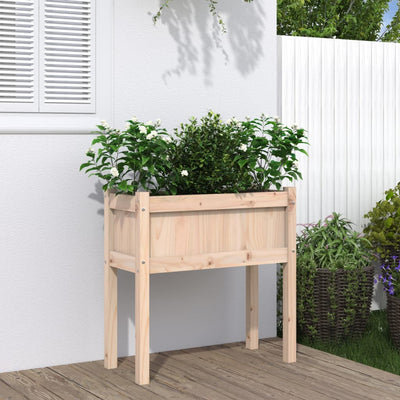 Planteur vidaxl avec des jambes 70x31x70 cm