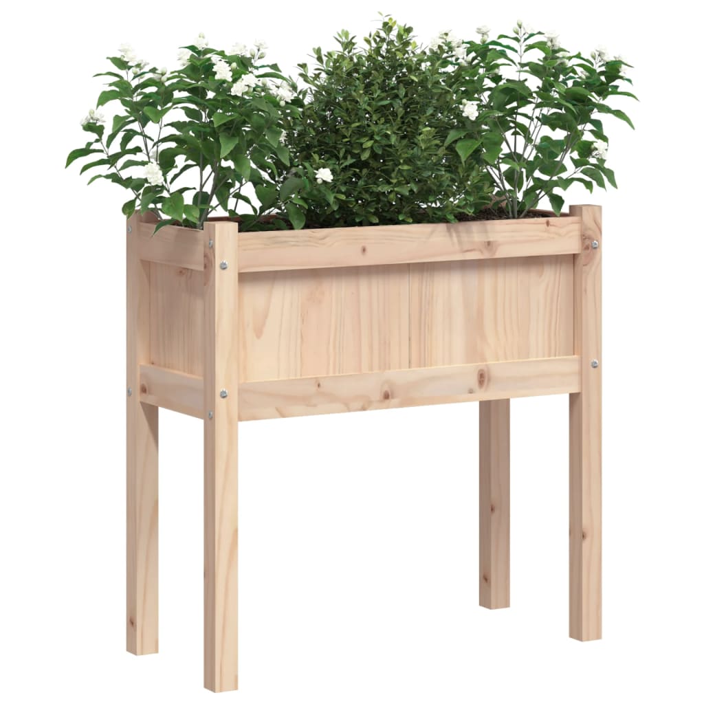 Jardinières vidaxl avec des jambes 2 pc