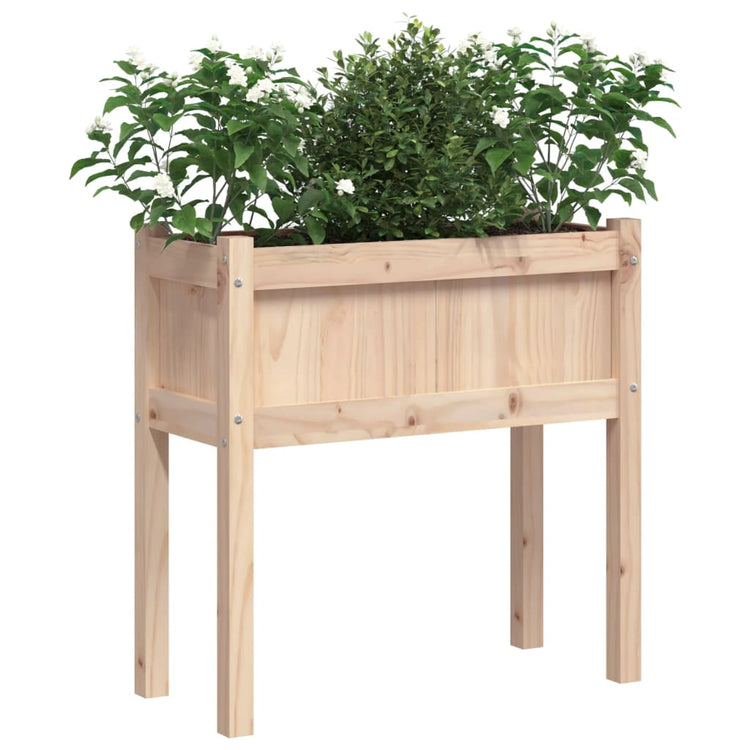 Jardinières vidaxl avec des jambes 2 pc