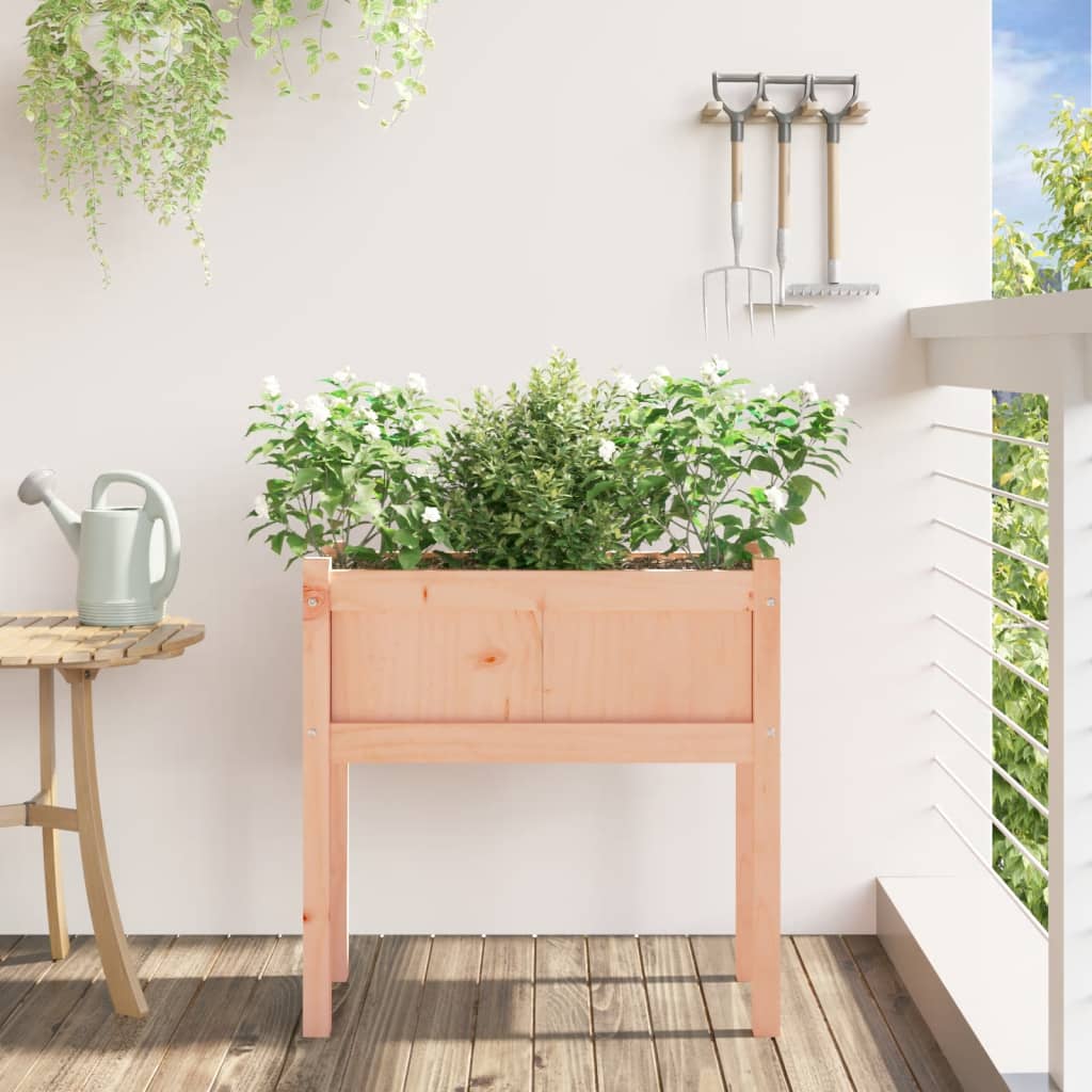 Boîte de planification Vidaxl avec des jambes 70x31x70 cm solide Douglashout