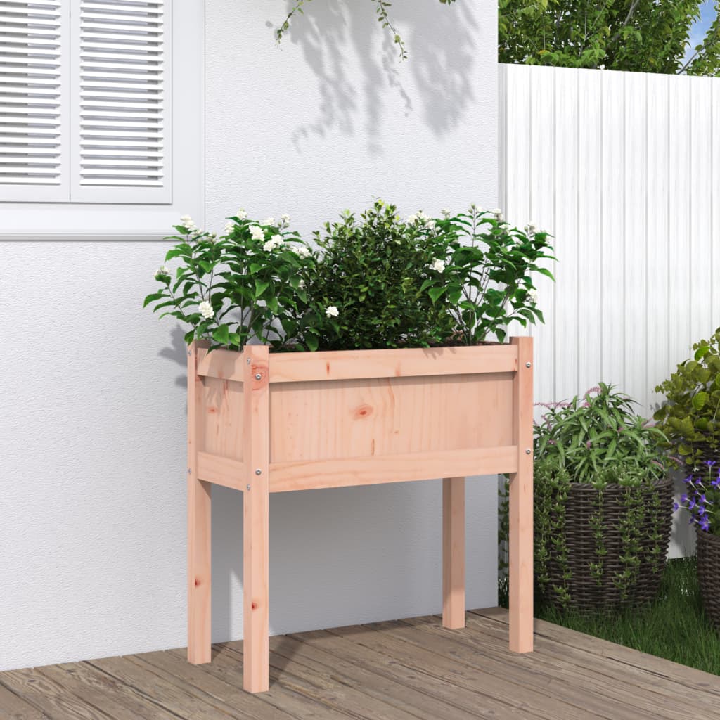 Boîte de planification Vidaxl avec des jambes 70x31x70 cm solide Douglashout
