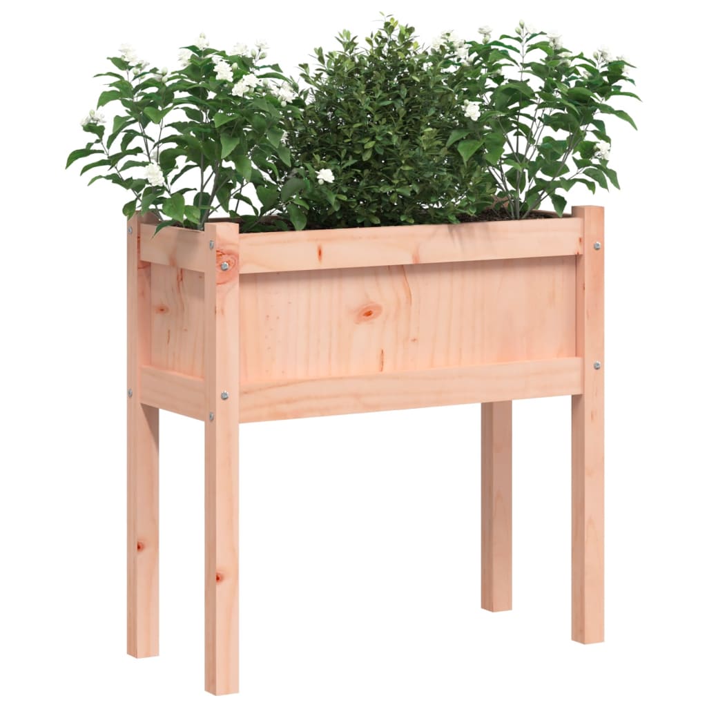 Jardinières vidaxl avec des jambes 2 pcs douglash solide