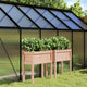 Jardinières vidaxl avec des jambes 2 pcs douglash solide