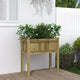 Planteur Vidaxl avec des jambes 70x31x70 cm