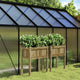 Jardinières vidaxl avec des jambes 2 pc cm en bois imprégné