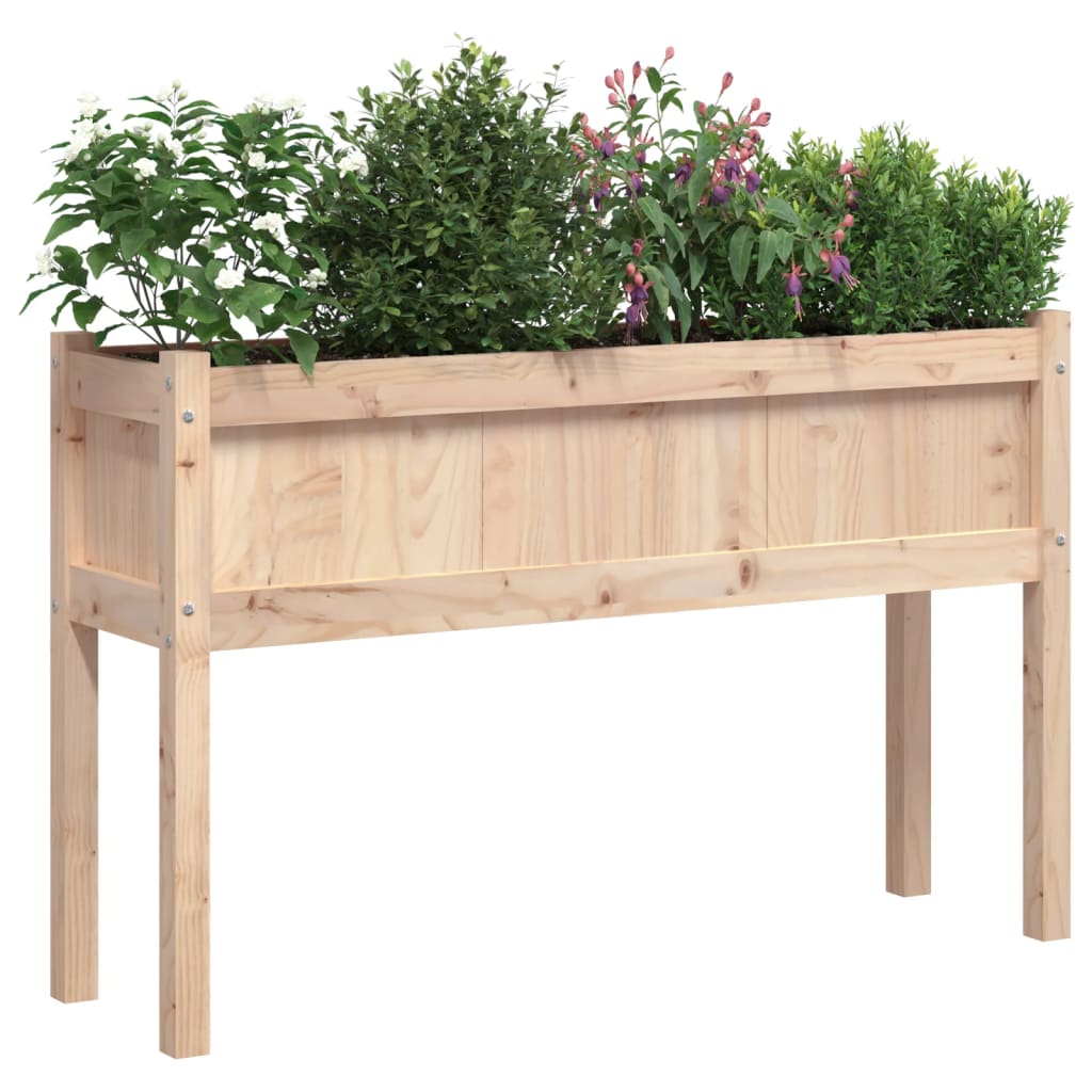 Jardinières vidaxl avec des jambes 2 pc