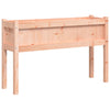 Jardinière Vidaxl avec des jambes 110x31x70 cm Douglashout solide