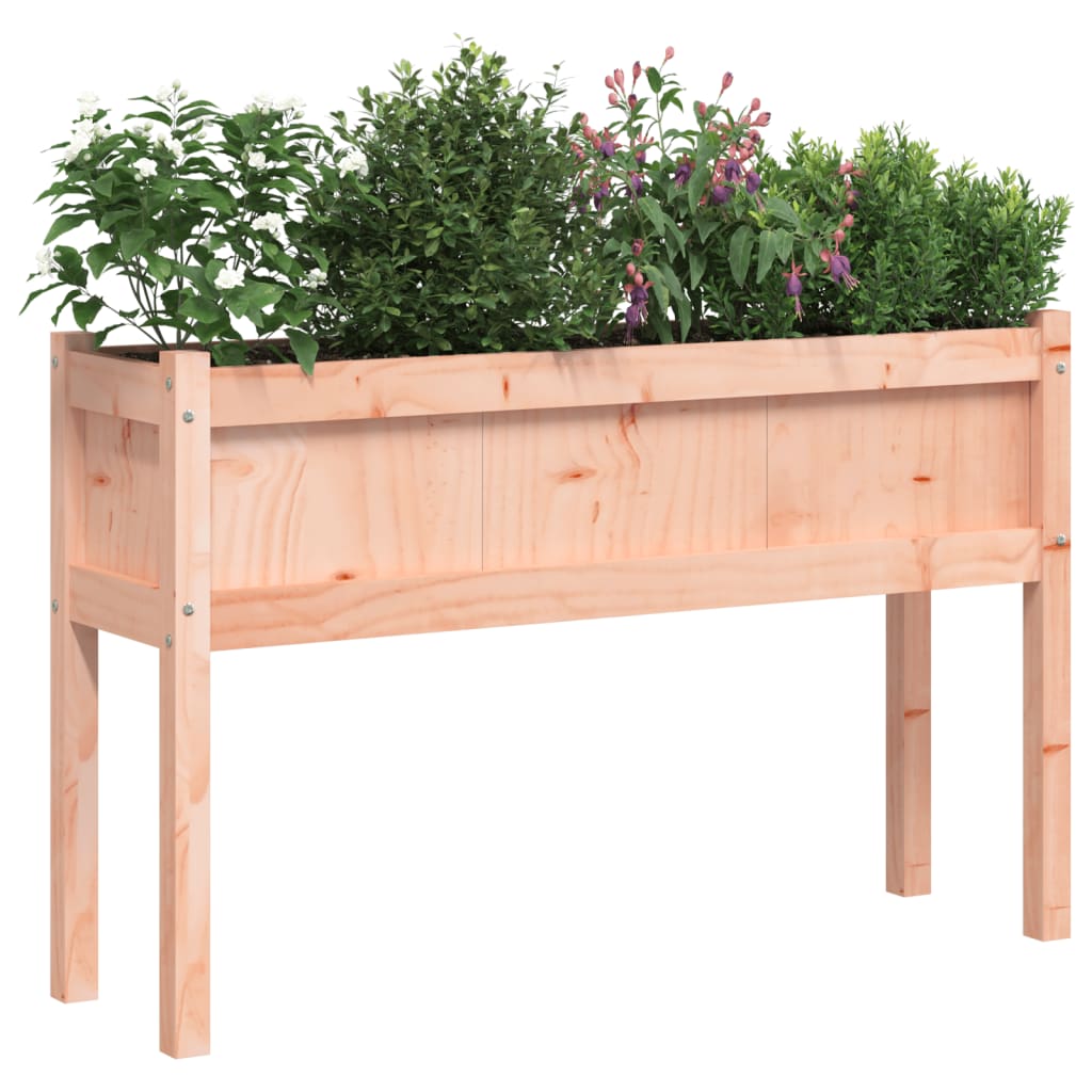 Jardinières vidaxl avec des jambes 2 pcs douglash solide