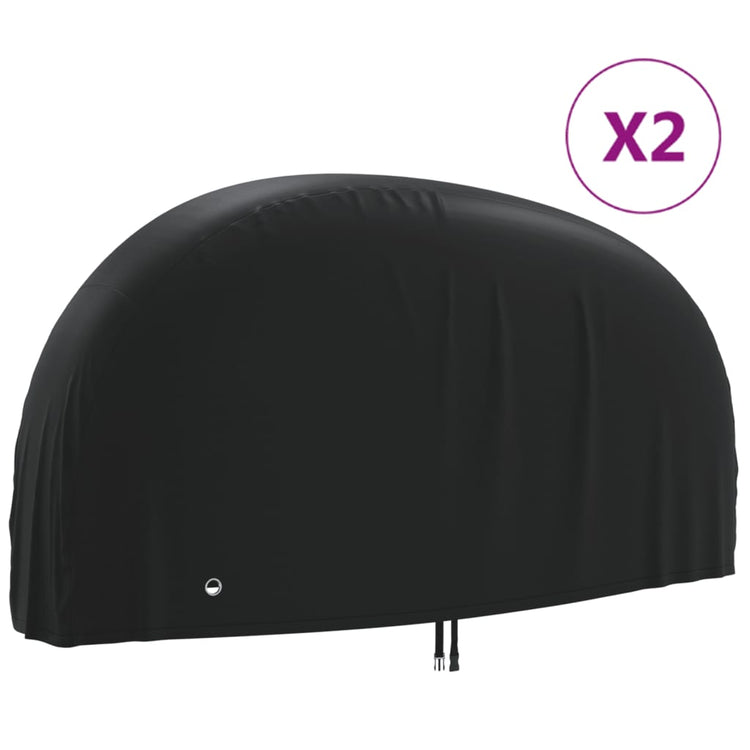 Vidaxl Bicycle Covers 2 St 190T 200x70x110 cm Oxford tissu