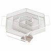 Générateur de fumée Vidaxl Cold 6 Corner 22,5 cm en acier inoxydable