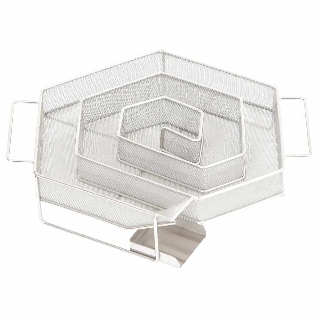 Générateur de fumée Vidaxl Cold 6 Corner 22,5 cm en acier inoxydable