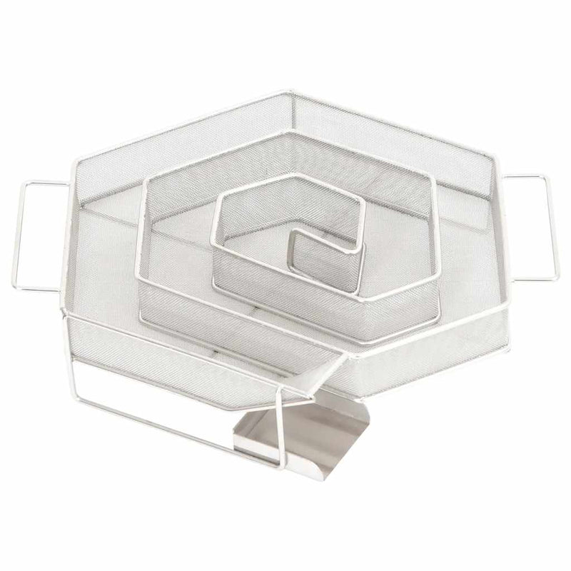 Générateur de fumée Vidaxl Cold 6 Corner 22,5 cm en acier inoxydable