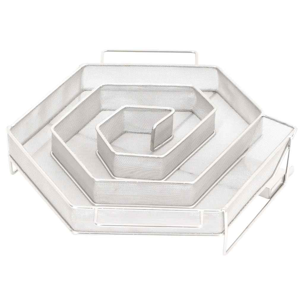 Générateur de fumée Vidaxl Cold 6 Corner 22,5 cm en acier inoxydable