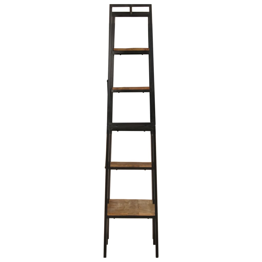 Rack de vêtements Vidaxl avec étagères 90x40x190 cm en bois de mangue solide et fer