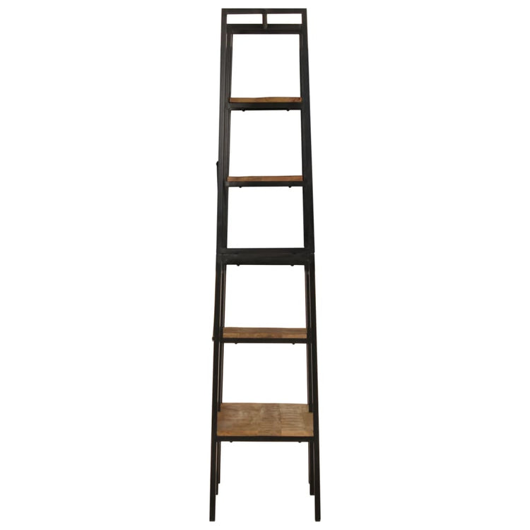 Rack de vêtements Vidaxl avec étagères 90x40x190 cm en bois de mangue solide et fer