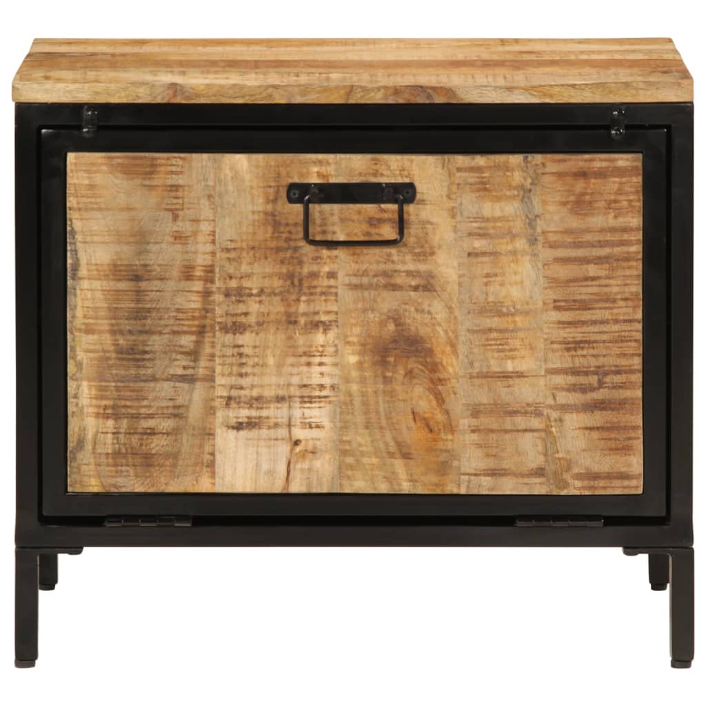 Armoire à chaussures Vidaxl 60x35x53 cm massif massif mangowood