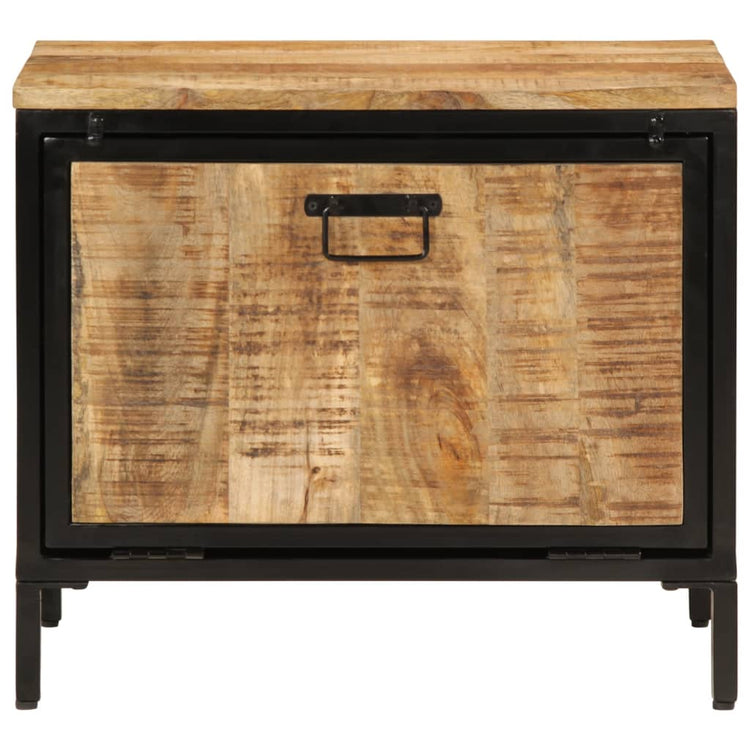 Armoire à chaussures Vidaxl 60x35x53 cm massif massif mangowood