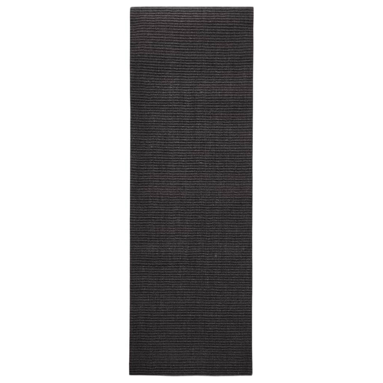 Vidaxl sisalmat pour gratter le post 66x200 cm noir