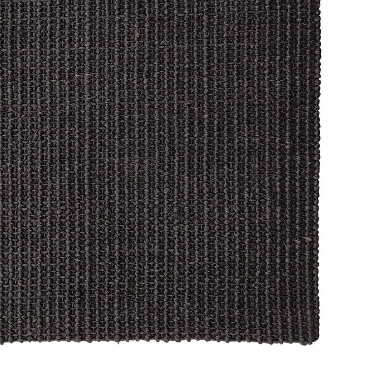 Vidaxl sisalmat pour gratter le post 66x200 cm noir