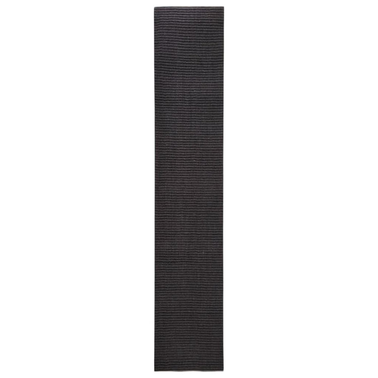Vidaxl sisalmat pour gratter le post 66x350 cm noir