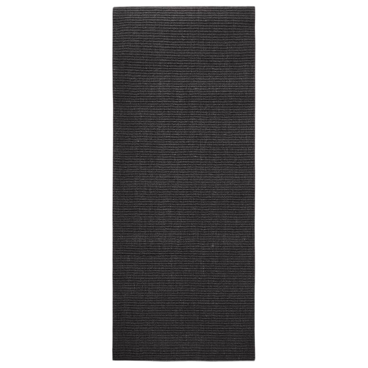 Vidaxl sisalmat pour gratter le post 80x200 cm noir