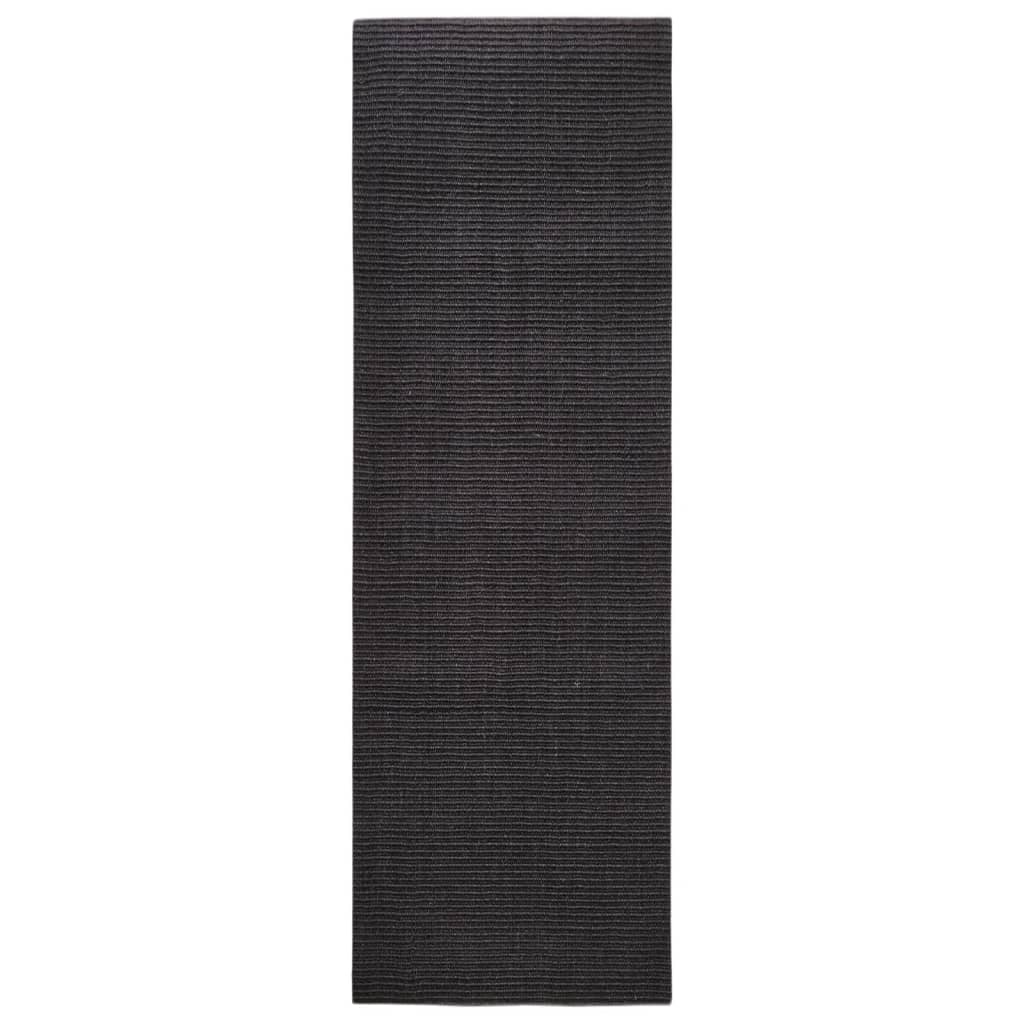 Vidaxl sisalmat pour gratter post 80x250 cm noir