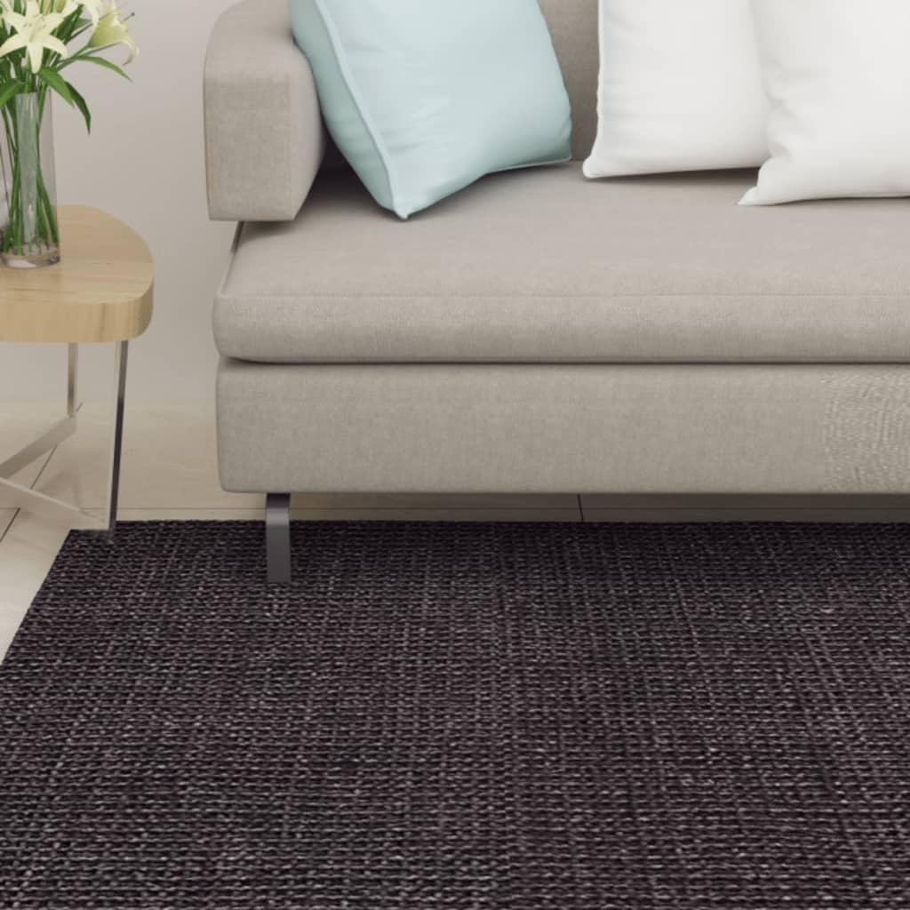 Vidaxl sisalmat pour gratter post 80x250 cm noir