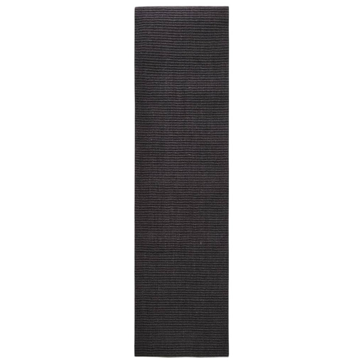Vidaxl sisalmat pour gratter le post 80x300 cm noir