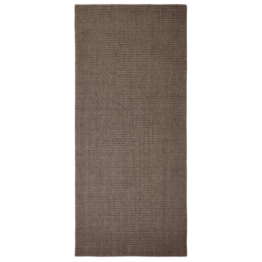 Vidaxl sisalmat pour gratter le post 66x150 cm brun