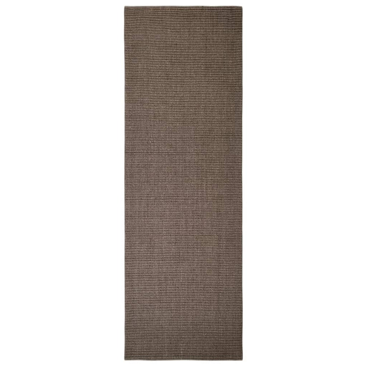 Vidaxl sisalmat pour gratter le post 66x200 cm brun
