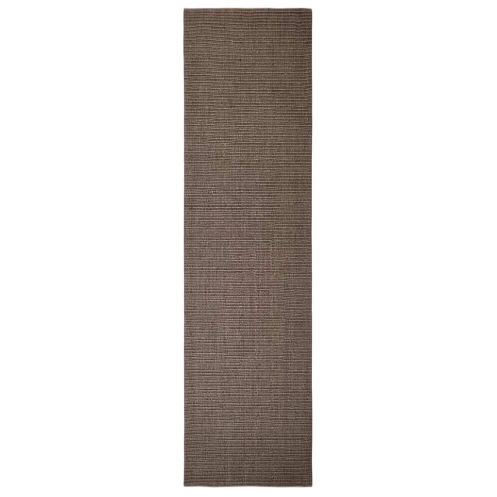 Vidaxl sisalmat pour gratter le post 66x250 cm brun