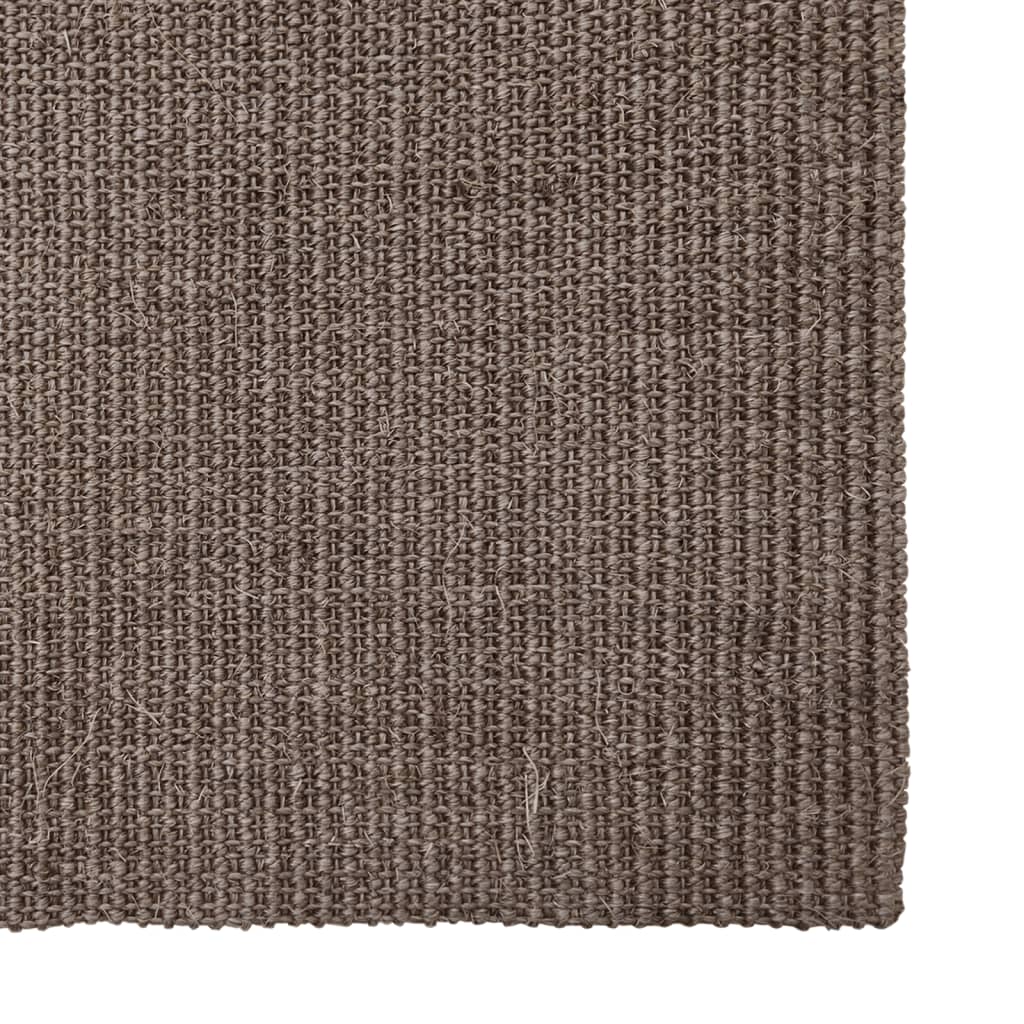 Vidaxl sisalmat pour gratter le post 66x350 cm brun