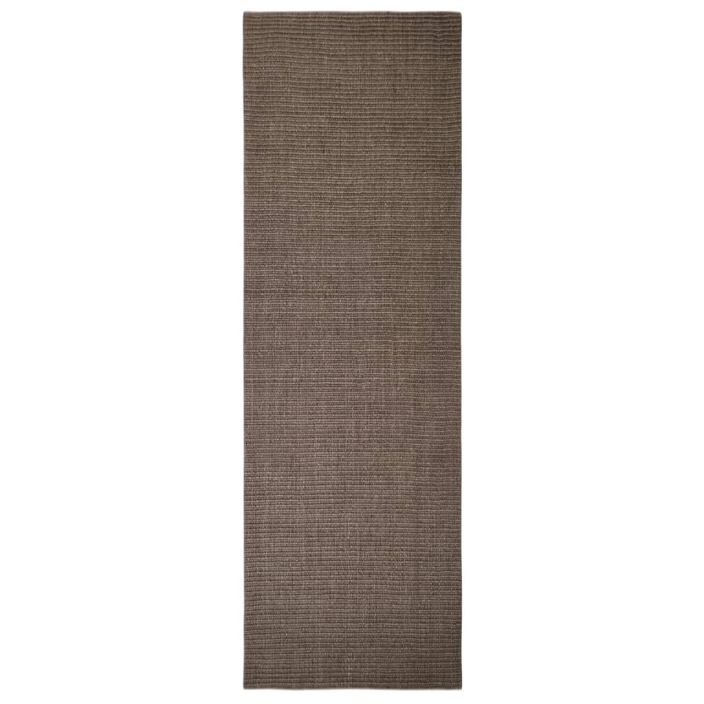 Vidaxl sisalmat pour gratter post 80x250 cm brun
