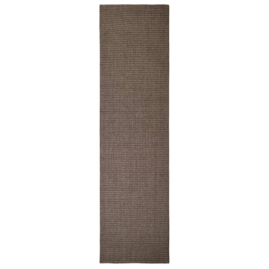 Vidaxl sisalmat pour gratter post 80x300 cm brun