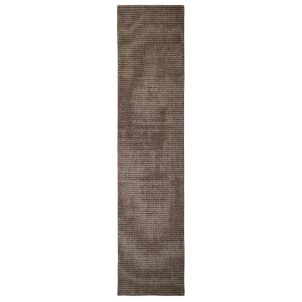 Vidaxl sisalmat pour gratter post 80x350 cm brun