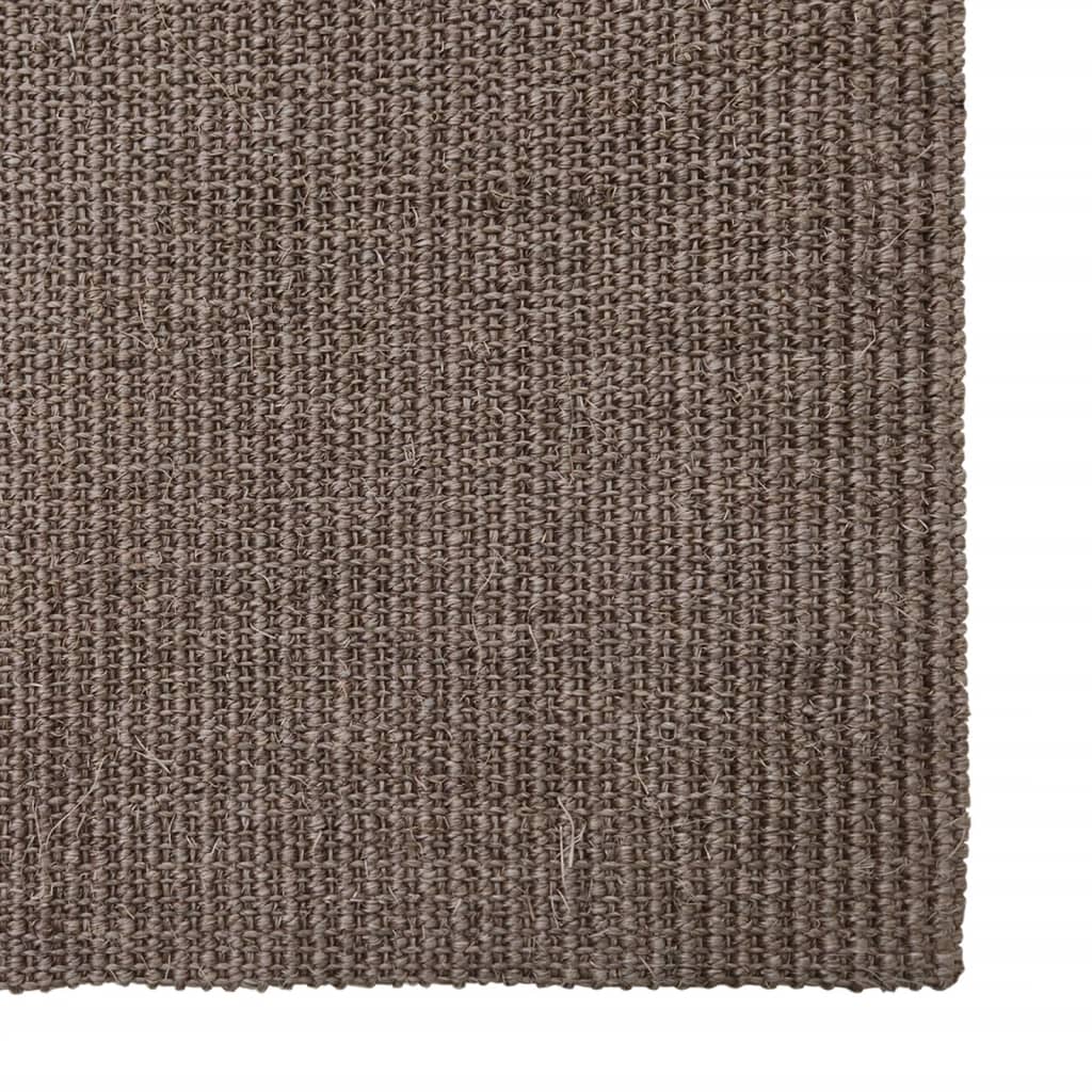 Vidaxl sisalmat pour gratter post 80x350 cm brun
