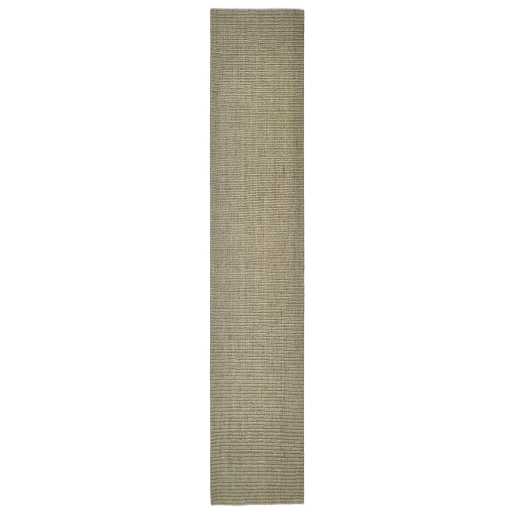 Vidaxl sisalmat pour gratter le post 66x350 cm taupe