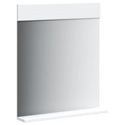 VidaXL miroir de salle de bain avec étagère montagne 60x12x70 cm bois massif blanc - afbeelding 3